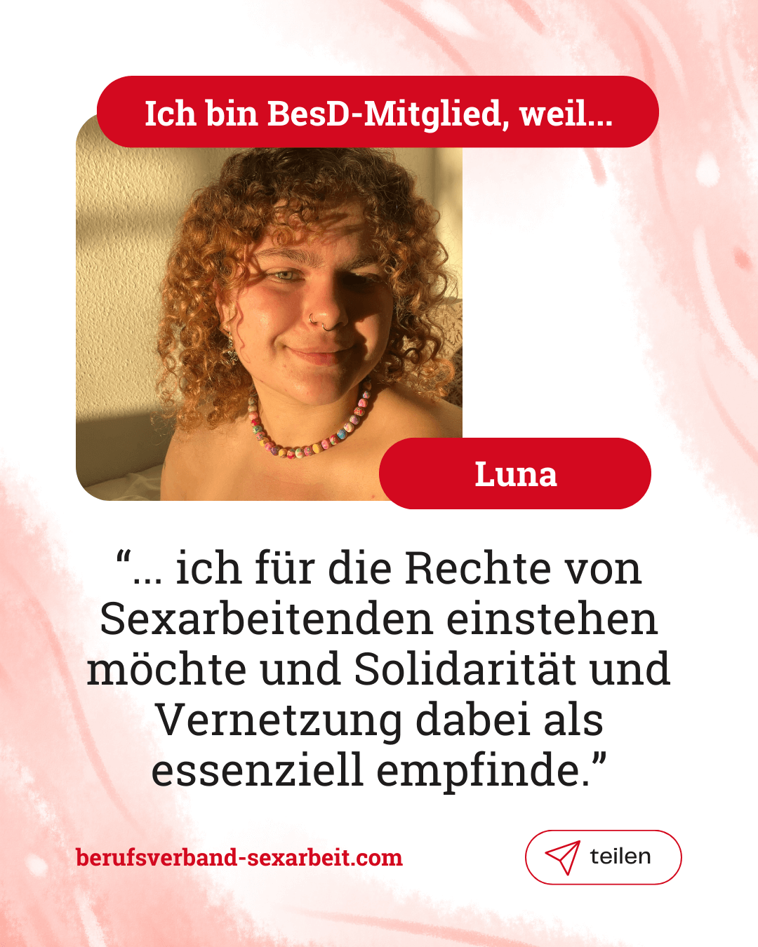 Ich bin Mitglied, weil – Luna