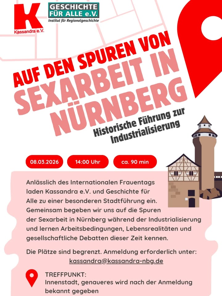 Anlässlich des Internationalen Frauen*tags laden Kassandra e.V